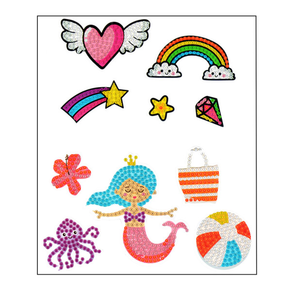 Набор для творчества Алмазная мозаика "Сердце" FG24062201B-1 фигурки-наклейки