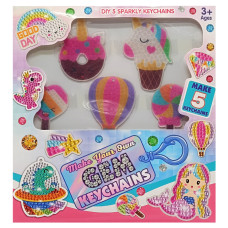 Набор для творчества Алмазная мозаика DK5007 в наборе 5 штук брелков