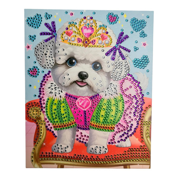 Набор для творчества Диамантовая мозаика "Королевская собачка" НТ-26-11