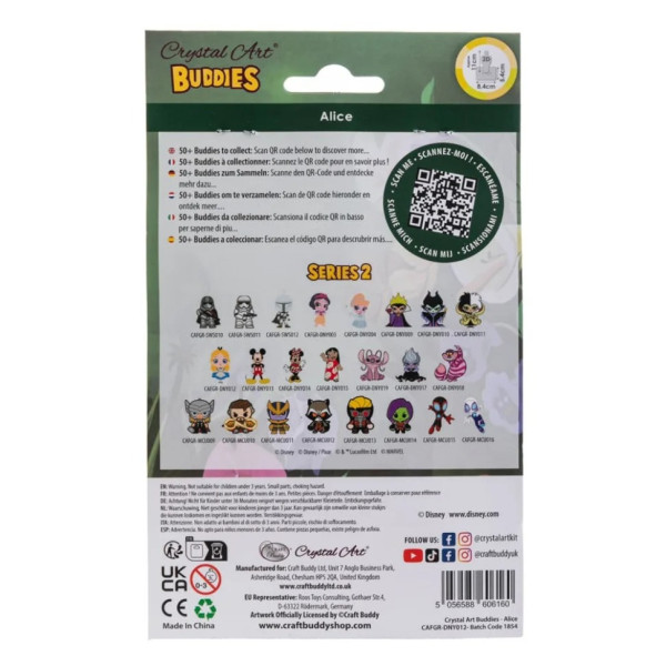 Набор для творчества со стразами "Алиса" Crystal Art CAFGR-DNY012 на подставке (CAFGR-DNY012)

