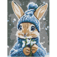 Алмазна мозаїка "Кролик з підсніжниками" ©art_selena_ua AMO20039, 30х40 см (AMO20039)