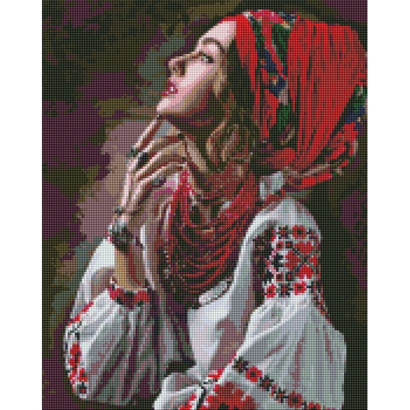 Алмазна мозаїка "Квіти-зірки" ©2kolyory_official Ідейка AMO7352 40х50 см