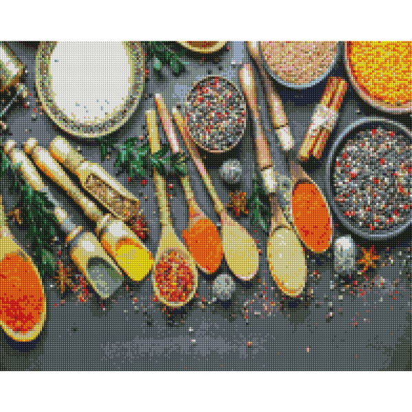Алмазна мозаїка "Духмяні спеції" Brushme DBS1104 40х50 см