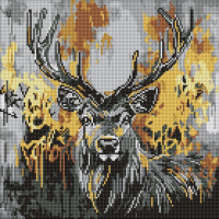 Алмазная мозаика "Золотой олень" ©art_selena_ua AMO8257, 40х40 см
