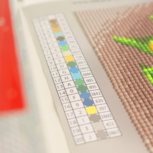 Алмазная мозаика без подрамника "Цветочный уголок" Идейка AMC8056 30х40 см