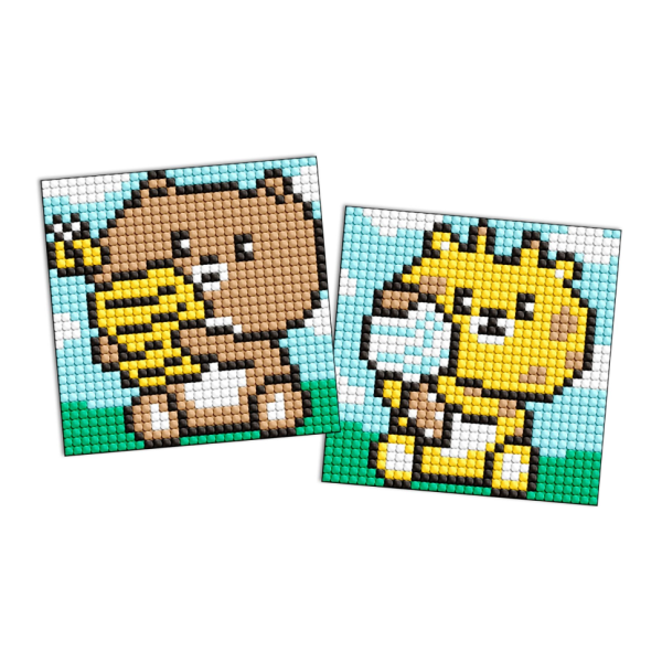 Алмазная мозаика "Вкусняшки" AMS1052 на самоклеящейся основе 9x9 см