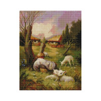 Алмазная мозаика "Черты Кобзаря" GF5433  Brushme 40х50 см