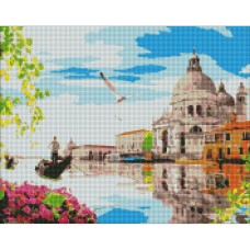 Алмазная мозаика "Яркая Венеция" AMO7226 40х50 см Идейка