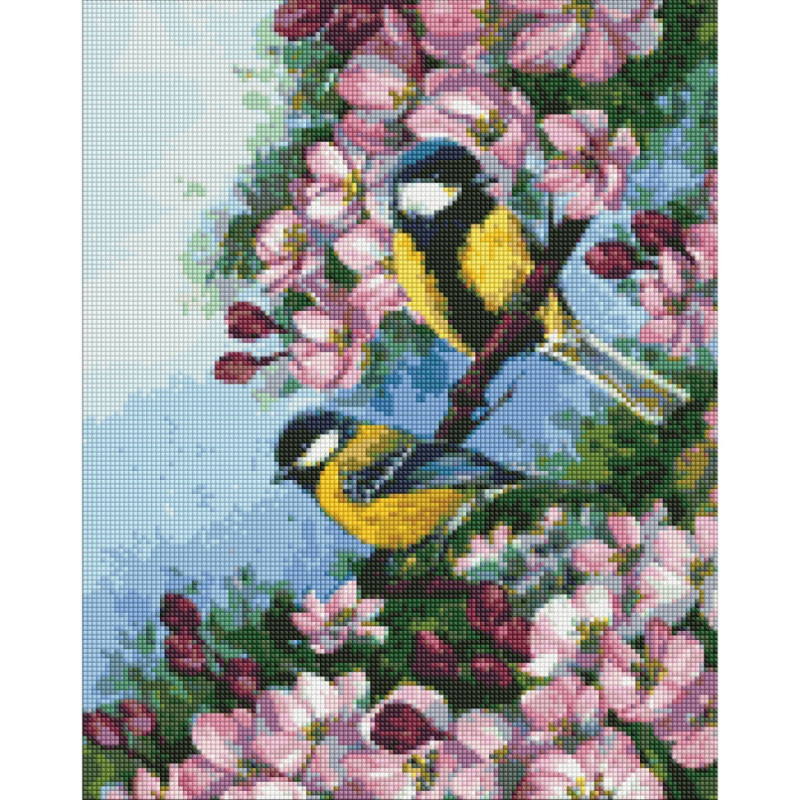 Алмазная мозаика "Неразлучная пара" ©nata_li_karlova AMO7519 40х50 см Идейка Алмазная мозаика "Неразлучная пара" ©nata_li_karlova AMO7519 40х50 см Идейка