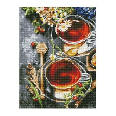 Алмазна мозаїка "Чай з медом" EJ1370, 40х30 см