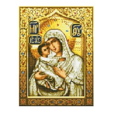 Алмазна мозаїка "Ікона Божої Матері" EJ1214, 40х30 см