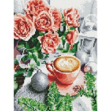 Алмазна мозаїка "Запашна кава" EJ1401 30х40 см