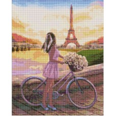 Алмазна мозаїка "Романтика в Парижі" ©Kira Corporal   AMO7439 40х50 см Ідейка