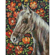 Алмазна мозаїка "Вірний кінь" © Світлана Теренчук Ідейка AMC7673 без підрамника 40х50 см