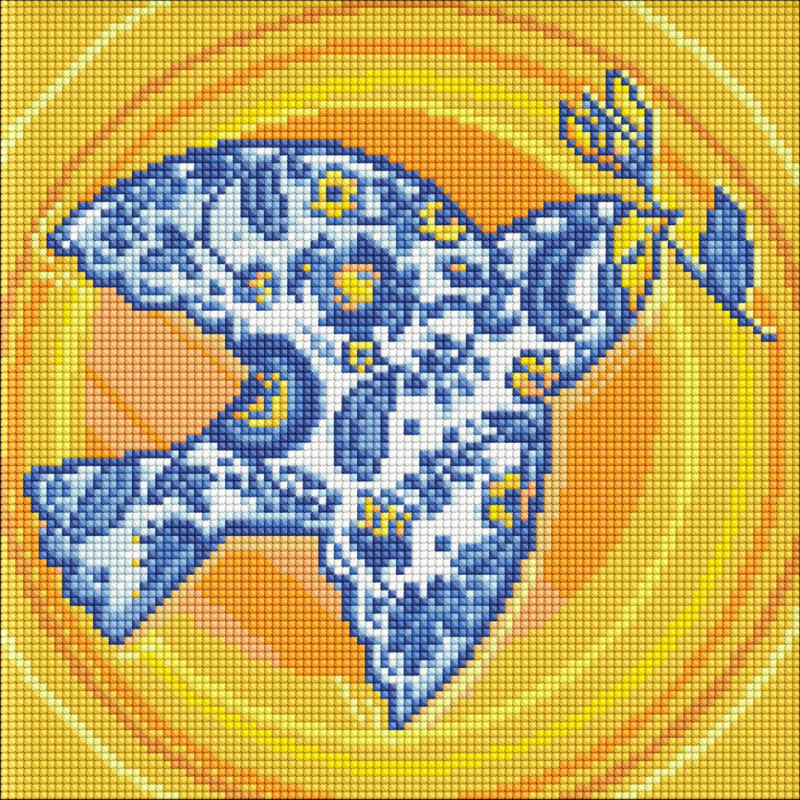 Алмазна мозаїка "Вільна пташка" AMO7557 30х30см
