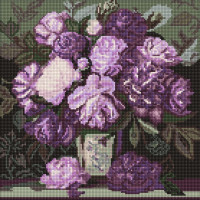 Алмазная мозаика "Мелодия лепестковых красок" ©art_selena_ua AMO20038, 40х40 см