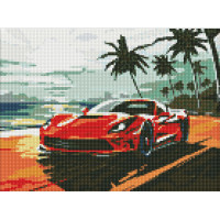 Алмазна мозаїка "Поїздка узбережжям" AMO8176, 30x40 см