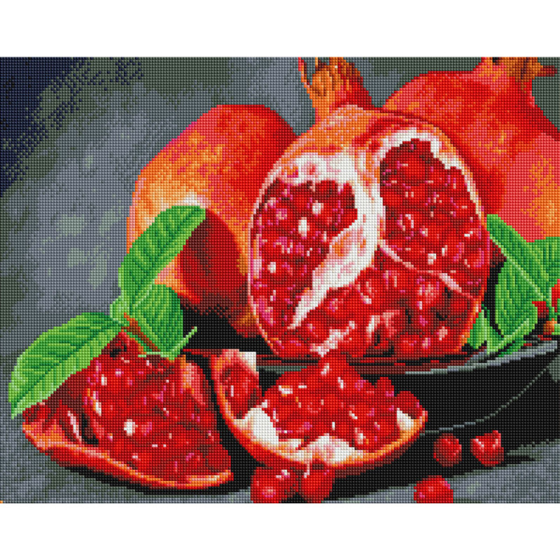 Алмазна мозаїка "Смачний гранат" Brushme GF5448 40х50 см