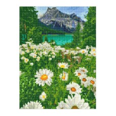 Алмазна мозаїка "Гірське озеро" EJ1236, 40х30 см