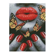 Алмазна мозаїка "Поцілунок для метеликів" EJ1388, 40х30 см