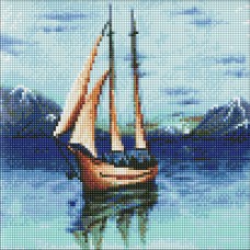 Алмазна мозаїка "Романтика моря" AMO7553 30х30 см