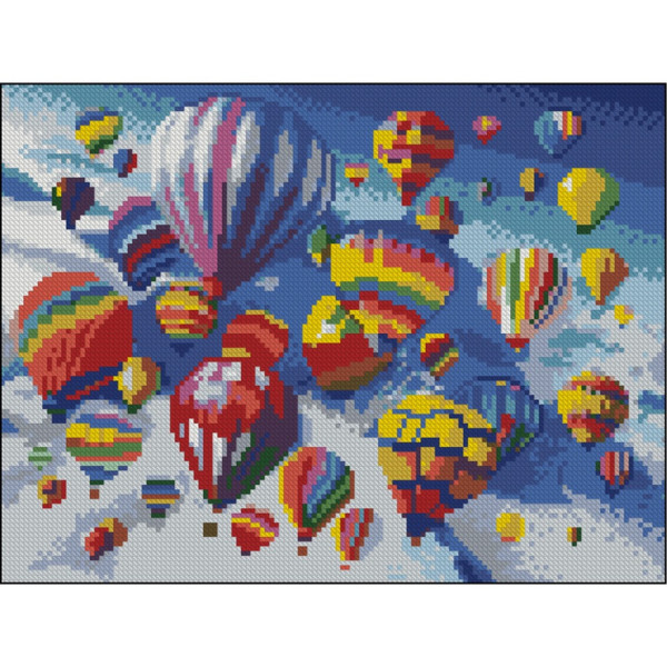 Алмазна мозаїка без підрамника "Подорож" ZAV3040-43, 30х40 см