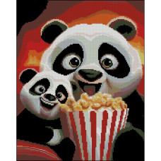 Алмазная мозаика "В кино" ZAV4050-14 без подрамника 40х50 см