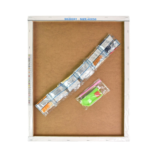 Алмазная мозаика "Красный мак" SK88221 40х50 см