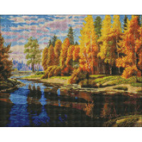 Алмазна мозаїка "Восени" ©ArtAlekhina Ідейка AMO7276 40х50 см