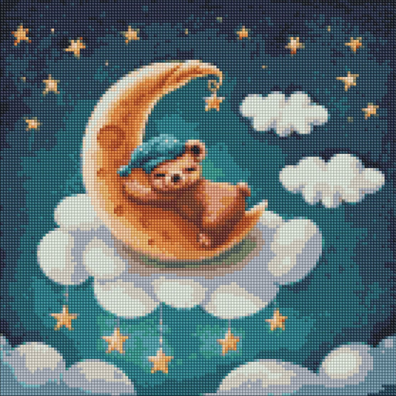 Алмазна мозаїка "Казкова ніч" ©Elena Schweitzer Ідейка AMO7311 40х40 см