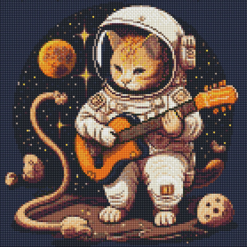 Алмазная мозаика "Космические мелодии" ©pravda.dmtr Идейка AMO7512 40х40 см Алмазная мозаика "Космические мелодии" ©pravda.dmtr Идейка AMO7512 40х40 см