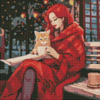 Алмазна мозаїка "Нерозлучні друзі" ©art_selena_ua AMO7656 Ідейка 40х40 см Алмазна мозаїка "Нерозлучні друзі" ©art_selena_ua AMO7656 Ідейка 40х40 см