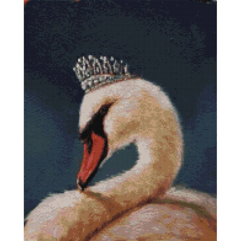 Алмазна мозаїка "Принцеса Лебідь" ©Lucia Heffernan DBS1203, 40x50 см