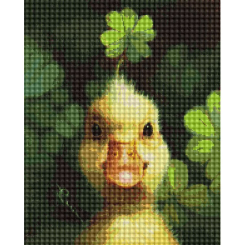 Алмазна мозаїка "Каченя Удача" ©Lucia Heffernan DBS1228, 40х50 см
