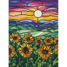 Алмазна мозаїка "Поле соняшників" AMO8072, 30х40 см