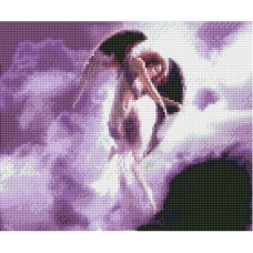 Алмазна мозаїка "Дівчина з крилами" Strateg HX007 30х40 см