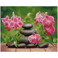 Алмазная мозаика "Лиловые орхидеи" DBS1007  Brushme 40х50 см Алмазная мозаика "Лиловые орхидеи" DBS1007  Brushme 40х50 см