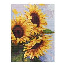 Алмазна мозаїка "Яскраві соняшники" EJ1375, 40х30 см