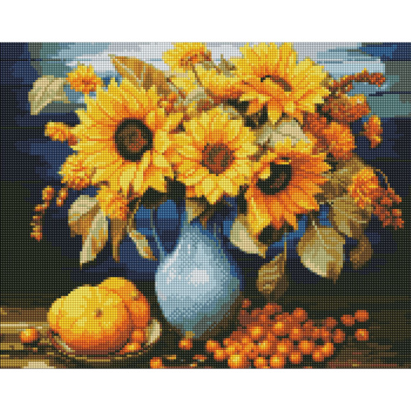Алмазная мозаика "Подсолнечная гармония" AMO7860 40х50см