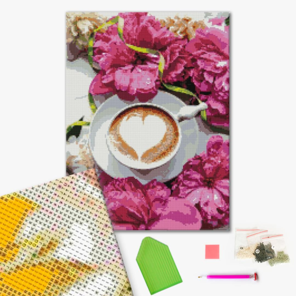 Алмазная мозаика "Аромат любви" Brushme DBS1016 40х50 см