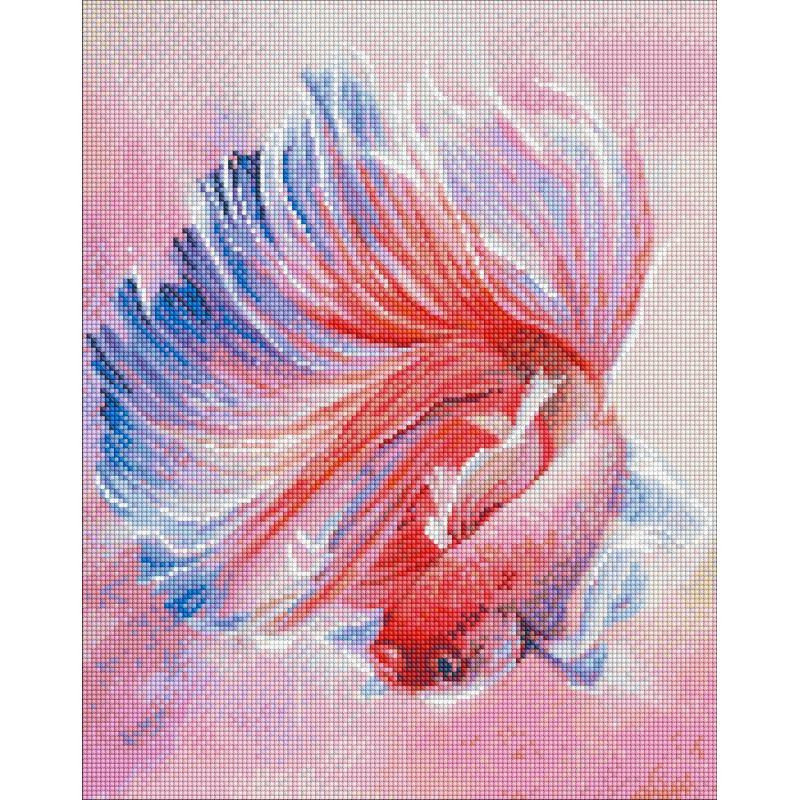 Алмазная мозаика "Рыба петушок" ©Ira Volkova AMO7456 40х50 см Идейка