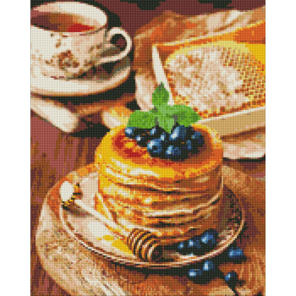 Алмазна мозаїка "Медові панкейки" AMO7498 Ідейка 40х50 см