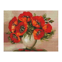 Алмазна мозаїка "Польові маки" EJ1354, 40х30 см Алмазна мозаїка "Польові маки" EJ1354, 40х30 см
