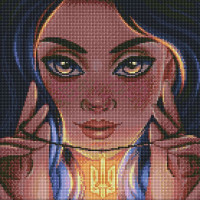 Алмазная мозаика "Смелость" ©krizhanskaya  AMO7463   AMO7463 40х40 см Идейка Алмазная мозаика "Смелость" ©krizhanskaya  AMO7463   AMO7463 40х40 см Идейка