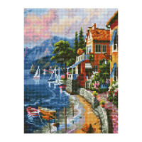 Алмазная мозаика "Солнечное побережье" EJ1362, 40х30 см Алмазная мозаика "Солнечное побережье" EJ1362, 40х30 см