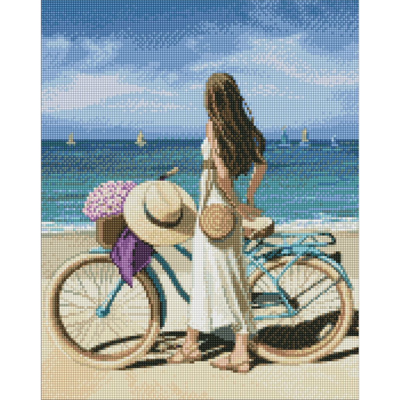 Алмазна мозаїка "Морське узбережжя" AMO7564 40х50 см