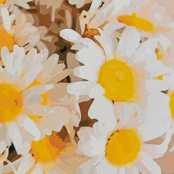 Алмазная мозаика "Букет ромашек" HEE16304 30х30 см