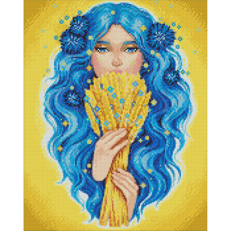 Алмазна мозаїка "Золото України" ©lesya_nedzelska_art AMO7692 Ідейка 40х50 см