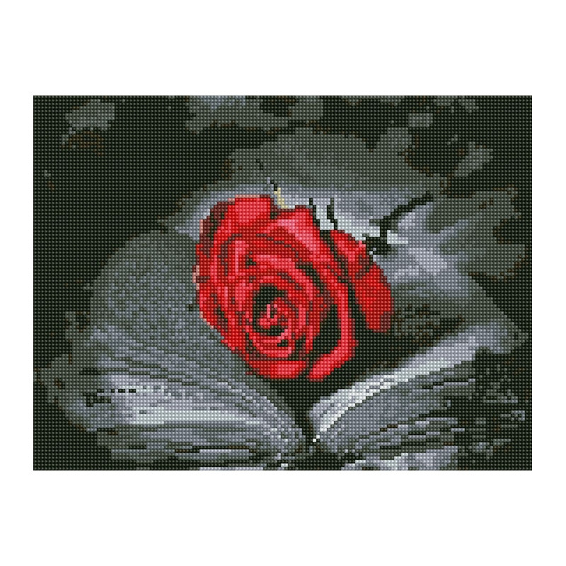 Алмазная мозаика "Роза на книжке" EJ1358, 40х30 см Алмазная мозаика "Роза на книжке" EJ1358, 40х30 см