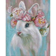 Алмазна мозаїка "Білосніжний кролик" AMO7531 40х50 см